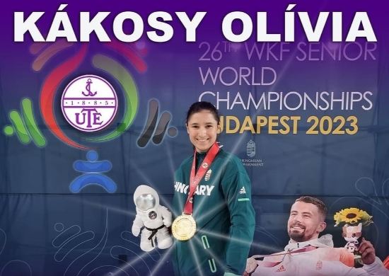 KÁKOSY OLÍVIA PARA-KARATE VILÁGBAJNOK